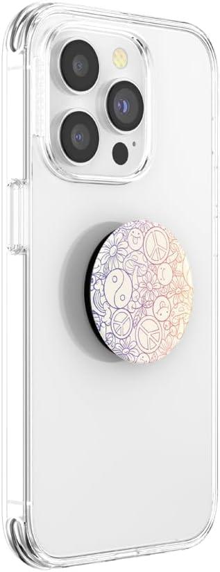 imagePopSockets Adhesive Phone Grip Holder Phone Stand PlantBased Night AuraPeace Love