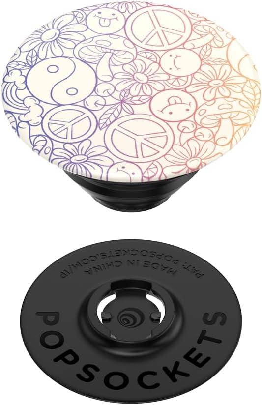 imagePopSockets Adhesive Phone Grip Holder Phone Stand PlantBased Night AuraPeace Love