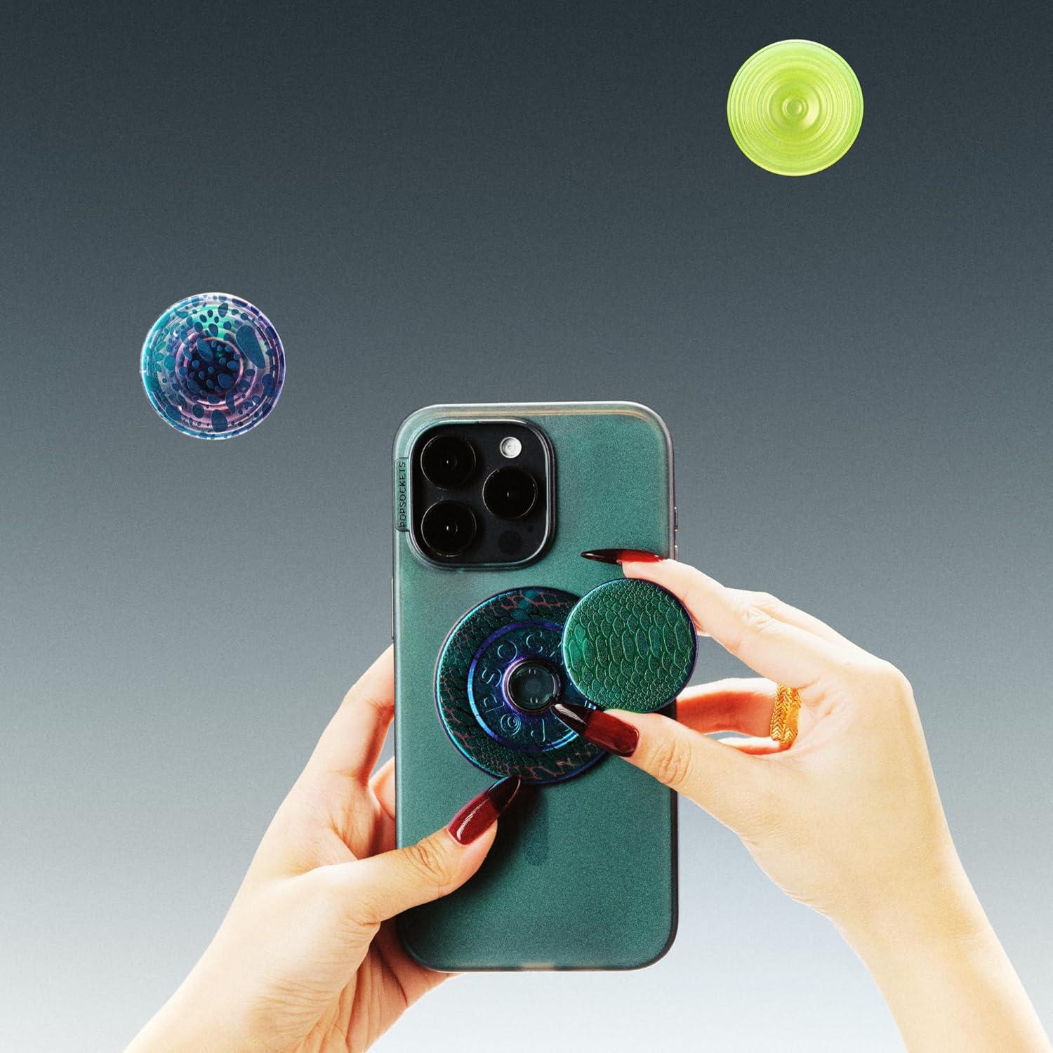 imagePopSockets Adhesive Phone Grip Holder Phone Stand PlantBased Night AuraPoison Dart