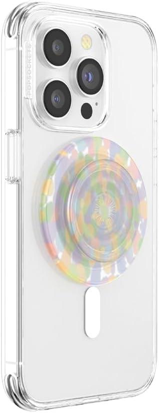 imagePopSockets Adhesive Phone Grip Holder Phone Stand PlantBased Night AuraRainbow Glass