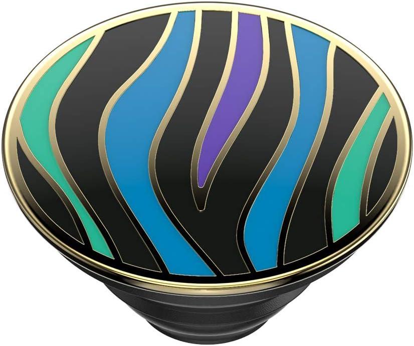 imagePopSockets Adhesive Phone Grip Holder Phone Stand PlantBased Night AuraWild Stripe