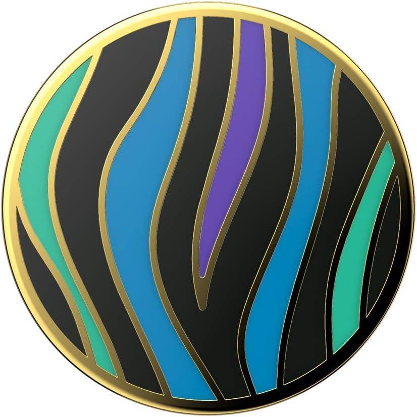 imagePopSockets Adhesive Phone Grip Holder Phone Stand PlantBased Night AuraWild Stripe