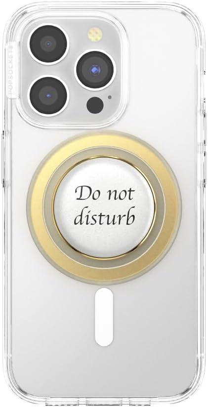 imagePopSockets Phone Grip for MagSafe Magnetic Holder Phone Stand Crystal Eye of the Beholder GoldDo Not Disturb
