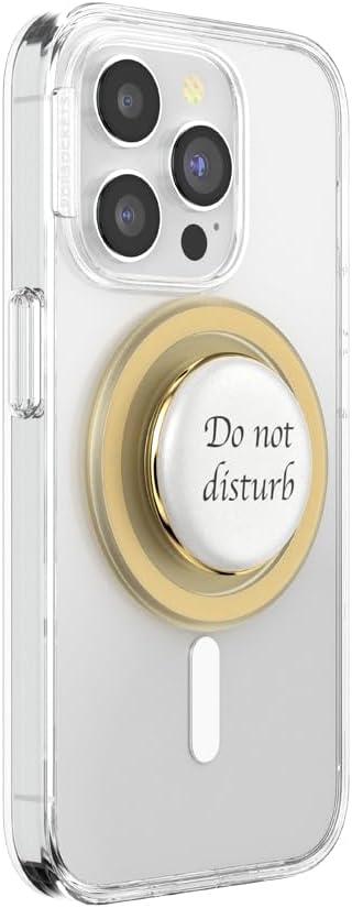 imagePopSockets Phone Grip for MagSafe Magnetic Holder Phone Stand Crystal Eye of the Beholder GoldDo Not Disturb