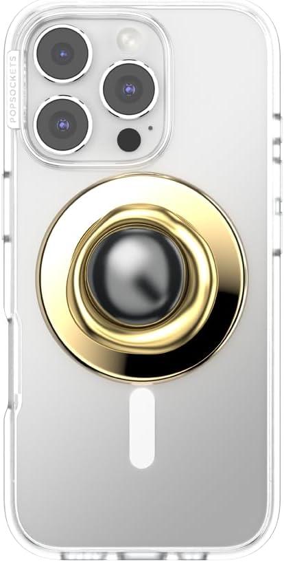imagePopSockets Phone Grip for MagSafe Magnetic Holder Phone Stand Crystal Eye of the Beholder GoldEye of the Beholder Gold