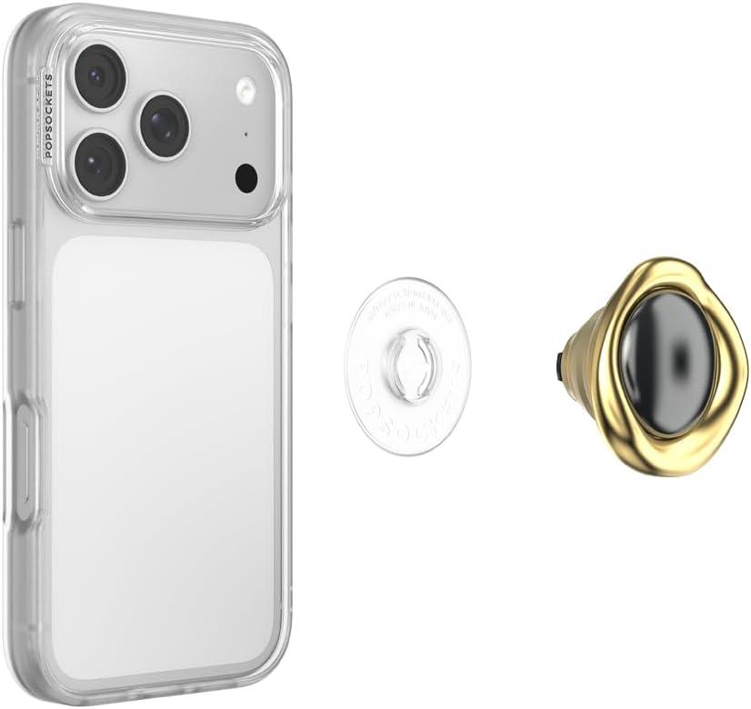 imagePopSockets Phone Grip for MagSafe Magnetic Holder Phone Stand Crystal Eye of the Beholder GoldEye of the Beholder Gold Adhesive
