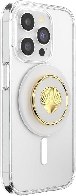imagePopSockets Phone Grip for MagSafe Magnetic Holder Phone Stand Crystal Eye of the Beholder GoldVenus White