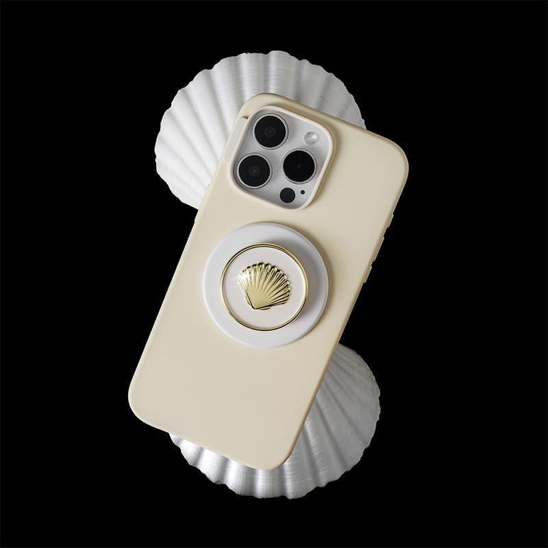 imagePopSockets Phone Grip for MagSafe Magnetic Holder Phone Stand Crystal Eye of the Beholder GoldVenus White