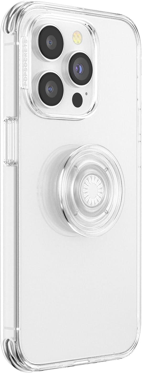 imagePopSockets Phone Grip for MagSafe Magnetic Holder Phone Stand Crystal Eye of the Beholder SilverClear