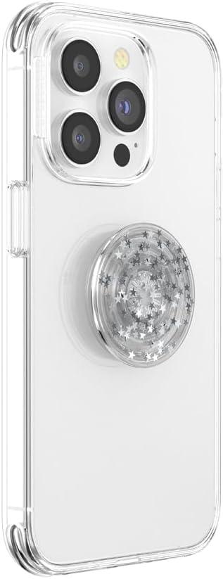 imagePopSockets Phone Grip for MagSafe Magnetic Holder Phone Stand Crystal Eye of the Beholder SilverStar Fire