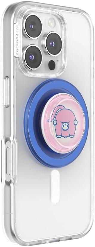 imagePopSockets Phone Grip for MagSafe Magnetic Holder Phone Stand Hot Pink Papel picadoCutie Patootie