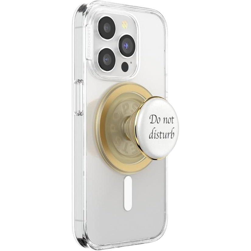 imagePopSockets Phone Grip for MagSafe Magnetic Holder Phone Stand Crystal Eye of the Beholder GoldDo Not Disturb
