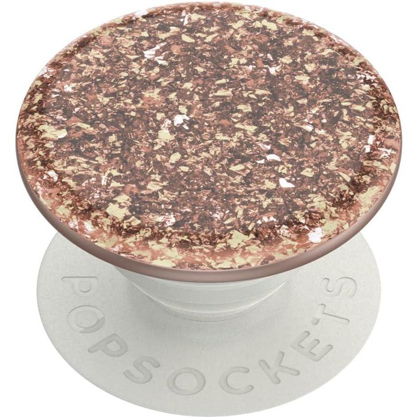 imagePopSockets Phone Grip for MagSafe Magnetic Holder Phone Stand Crystal Eye of the Beholder GoldFoil Rose Gold