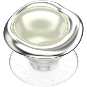 PopSockets Phone Grip for MagSafe, Magnetic Holder, Phone Stand, Crystal – Eye of the Beholder Silver(Eye of the Beholder Silver Adhesive)