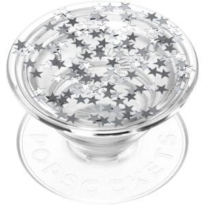 PopSockets Phone Grip for MagSafe, Magnetic Holder, Phone Stand, Crystal – Eye of the Beholder Silver(Star Fire)