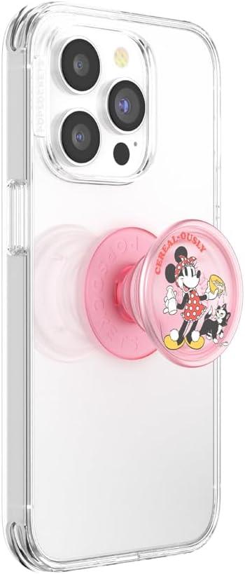 imagePopSockets Adhesive Phone Grip Holder Phone Stand Disney Translucent All About MinnieCerealously Minnie