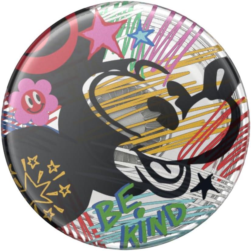 imagePopSockets Adhesive Phone Grip Holder Phone Stand Disney Translucent All About MinnieMickey Be Kind