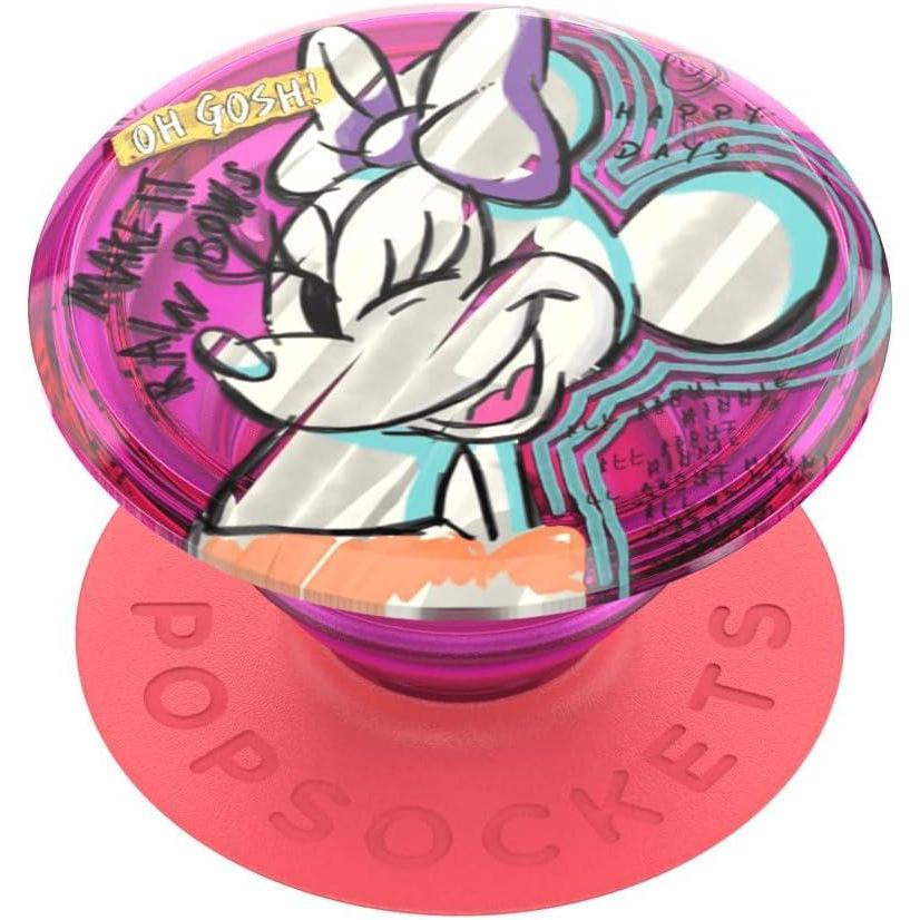 imagePopSockets Adhesive Phone Grip Holder Phone Stand Disney  Translucent All About MinnieAll Minnie