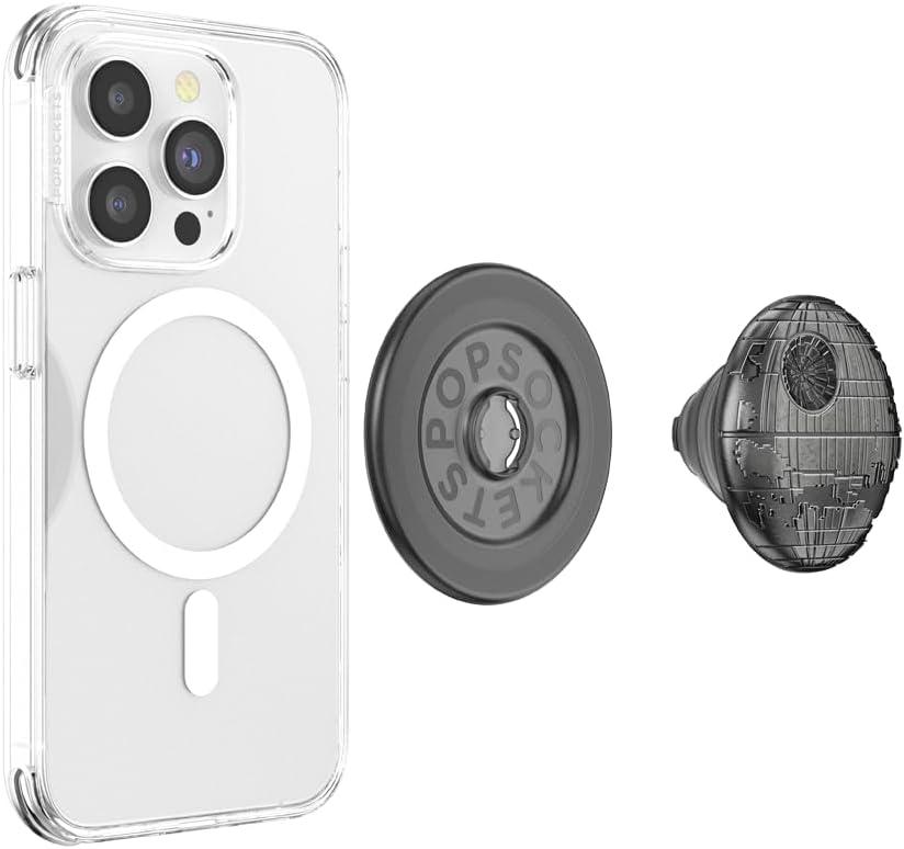 imagePopSockets Phone Grip for MagSafe Magnetic Holder Phone Stand Disney Tidepool Squishy Force SnackDeath Star 2