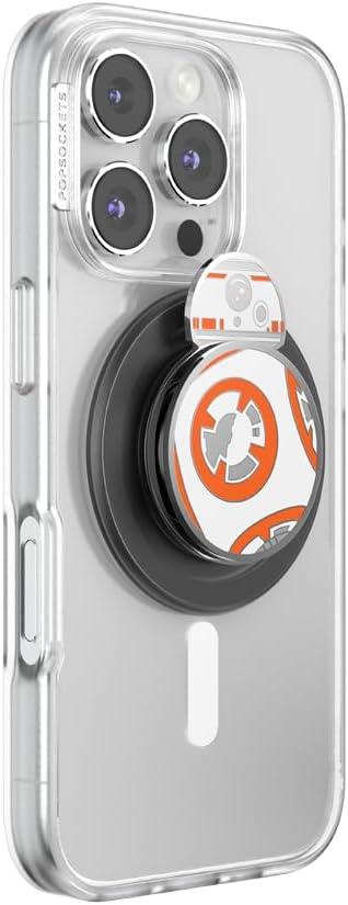 imagePopSockets Phone Grip for MagSafe Magnetic Holder Phone Stand Disney Tidepool Squishy Force SnackEnamel BB8