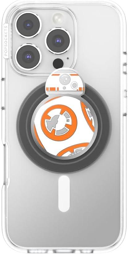 imagePopSockets Phone Grip for MagSafe Magnetic Holder Phone Stand Disney Tidepool Squishy Force SnackEnamel BB8
