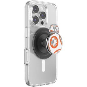PopSockets Phone Grip for MagSafe, Magnetic Holder, Phone Stand, Disney – Tidepool Squishy Force Snack(Enamel BB-8)