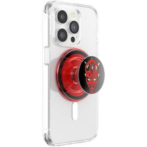PopSockets Phone Grip for MagSafe, Magnetic Holder, Phone Stand, Disney – Tidepool Squishy Force Snack(Enamel Darth Maul)
