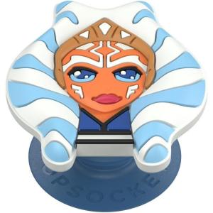 PopSockets Phone Grip for MagSafe, Magnetic Holder, Phone Stand, Disney – Tidepool Squishy Force Snack(PopOut Ashoka)
