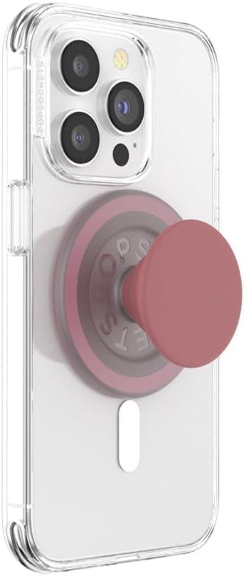 imagePopSockets Phone Grip for MagSafe Magnetic Holder Phone Stand Cute Pink Curves ClayClay