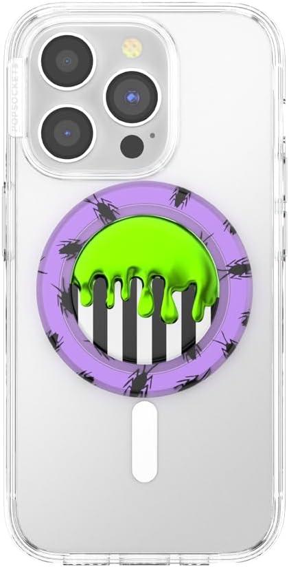 imagePopSockets Phone Grip with Expanding Kickstand Adhesive Grip Shaky Bones WhiteBeetlejuice Drip