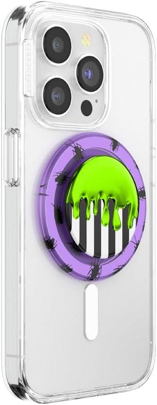 imagePopSockets Phone Grip with Expanding Kickstand Adhesive Grip Shaky Bones WhiteBeetlejuice Drip