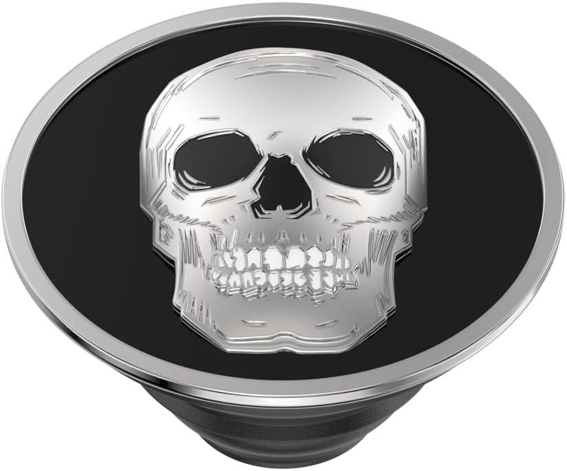 imagePopSockets Phone Grip with Expanding Kickstand Adhesive Grip Shaky Bones WhiteCranium