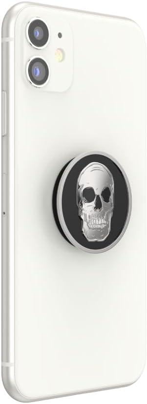 imagePopSockets Phone Grip with Expanding Kickstand Adhesive Grip Shaky Bones WhiteCranium