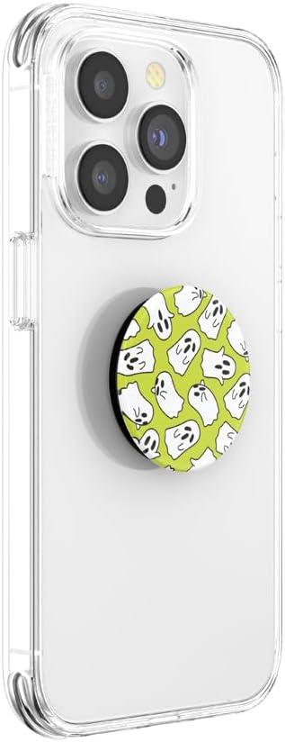 imagePopSockets Phone Grip with Expanding Kickstand Adhesive Grip Shaky Bones WhiteGhosted Slime