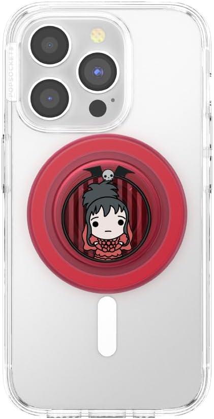 imagePopSockets Phone Grip with Expanding Kickstand Adhesive Grip Shaky Bones WhiteLydia Deetz