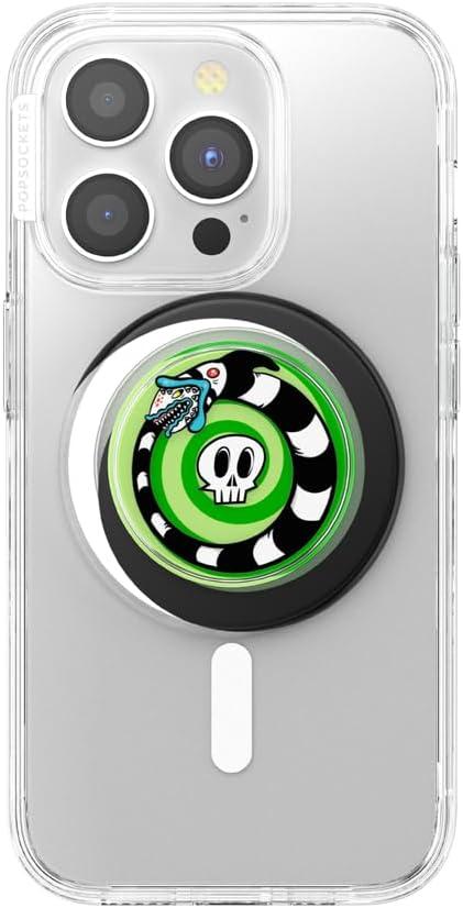imagePopSockets Phone Grip with Expanding Kickstand Adhesive Grip Shaky Bones WhiteSand Snakes