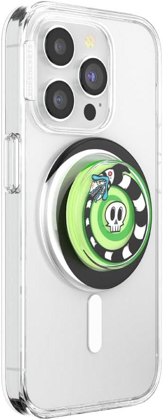 imagePopSockets Phone Grip with Expanding Kickstand Adhesive Grip Shaky Bones WhiteSand Snakes