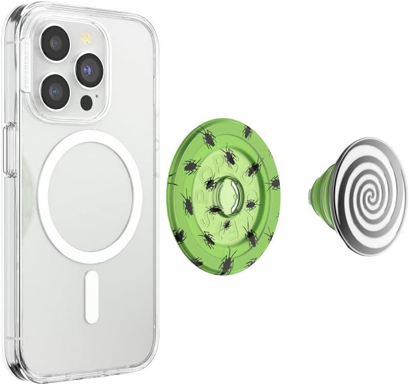 imagePopSockets Phone Grip with Expanding Kickstand Adhesive Grip Shaky Bones WhiteStrange Unusual