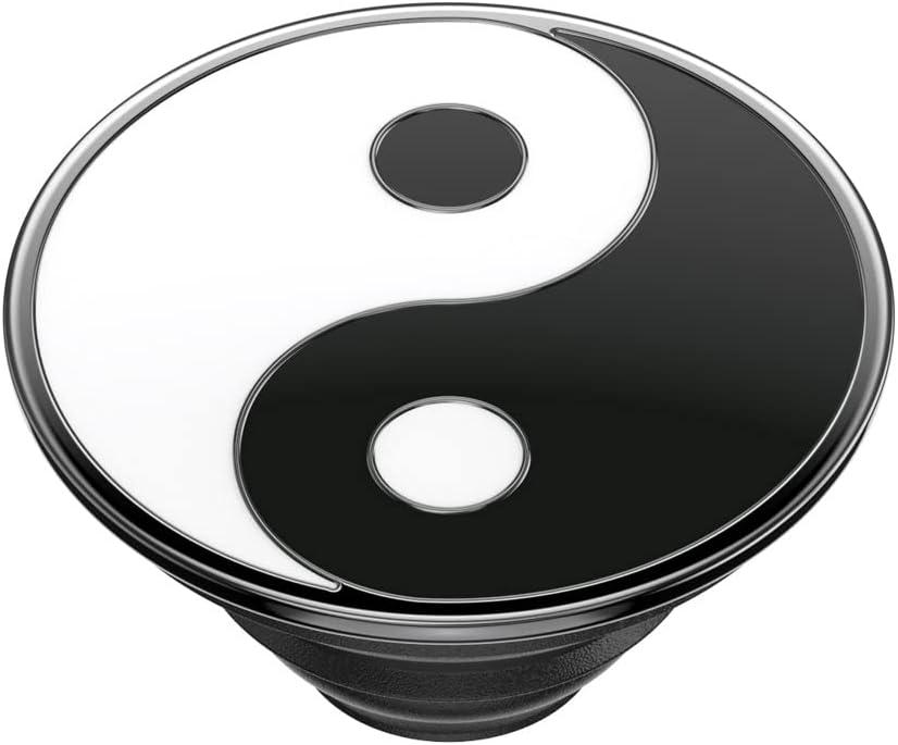 imagePopSockets Phone Grip with Expanding Kickstand Adhesive Grip Shaky Bones WhiteYin Yang