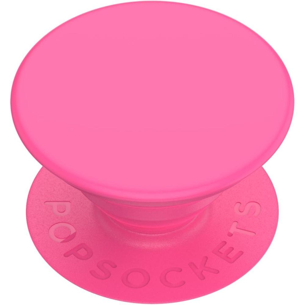 imagePopSockets Phone Grip for MagSafe Magnetic Holder Phone Stand Cute Pink Curves ClayNeon Pink