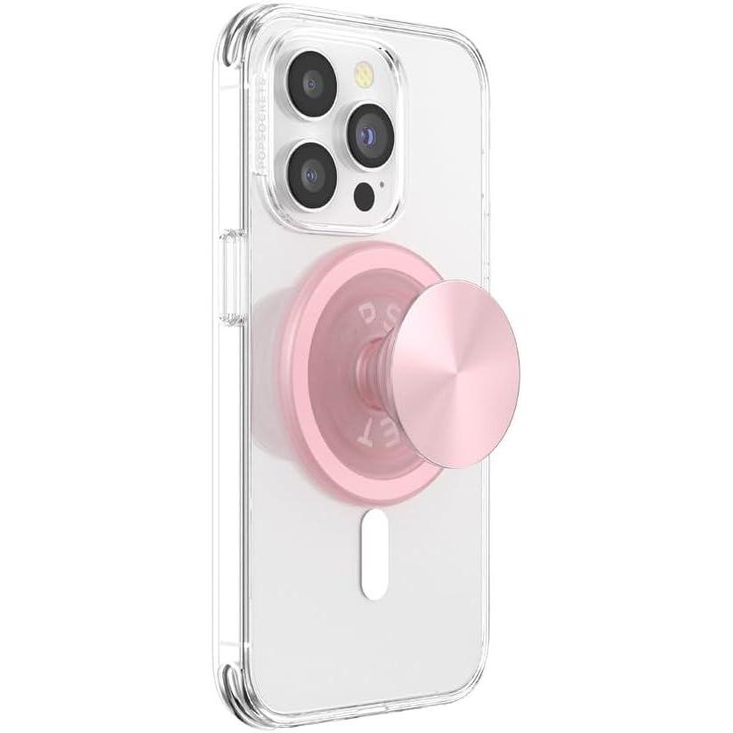 imagePopSockets Phone Grip for MagSafe Magnetic Holder Phone Stand Cute Pink Curves ClayPinky