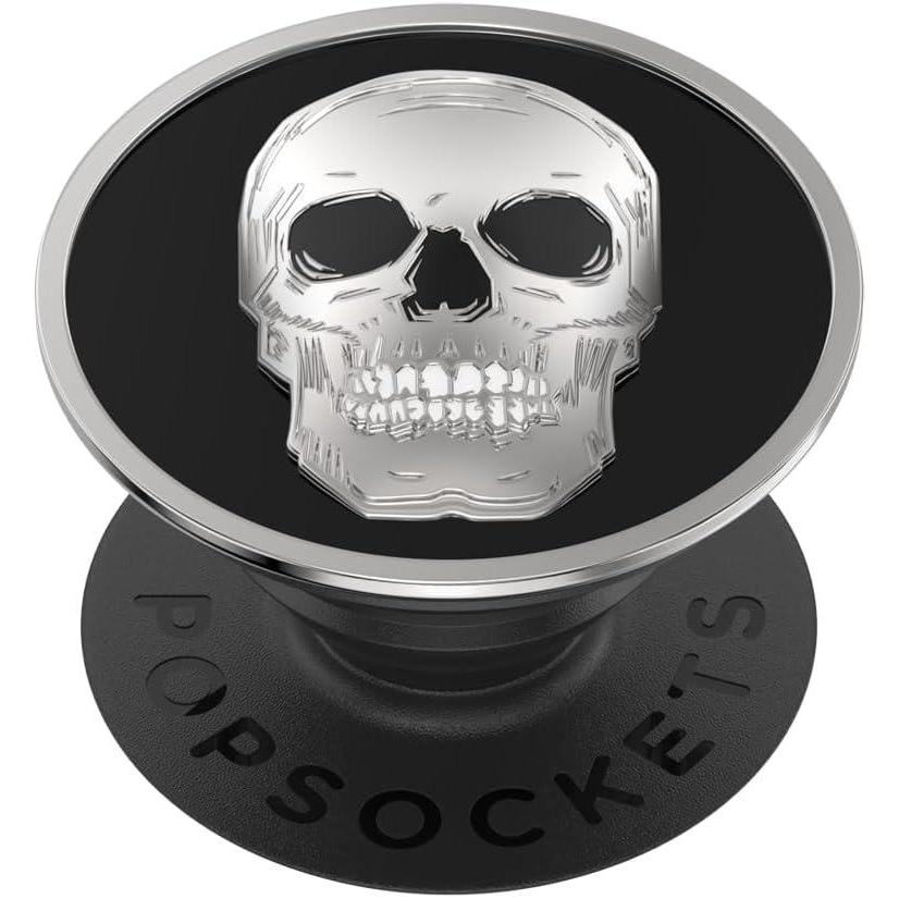 imagePopSockets Phone Grip with Expanding Kickstand Adhesive Grip Shaky Bones WhiteCranium