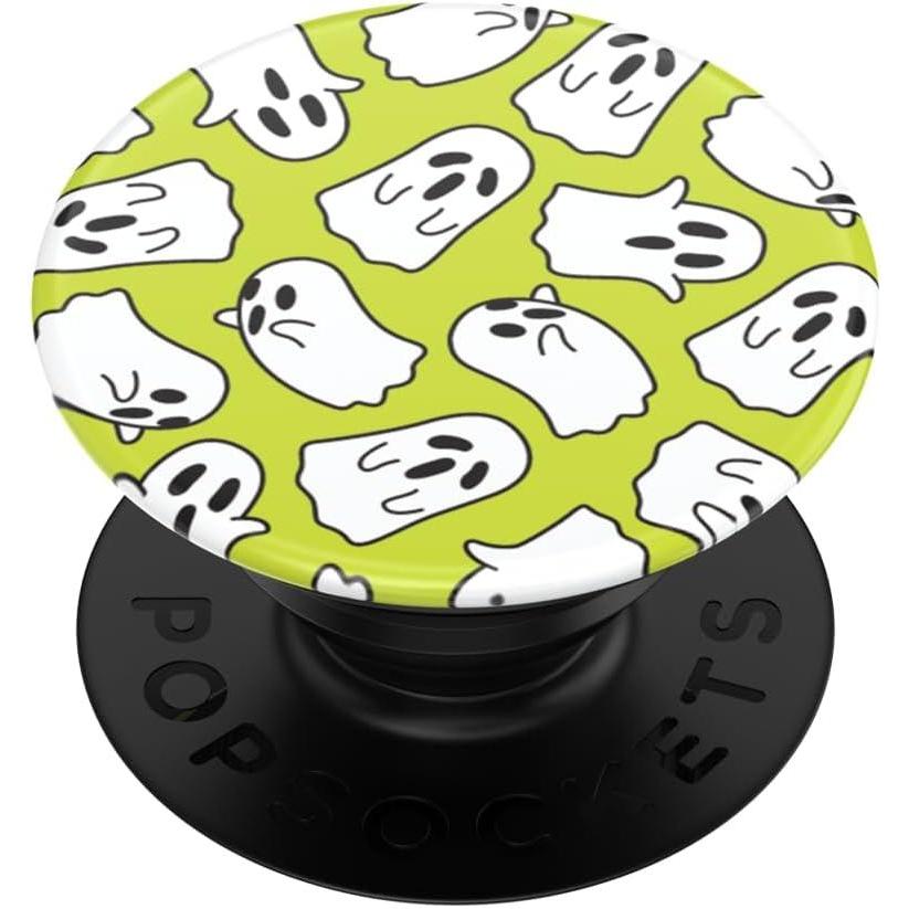 imagePopSockets Phone Grip with Expanding Kickstand Adhesive Grip Shaky Bones WhiteGhosted Slime