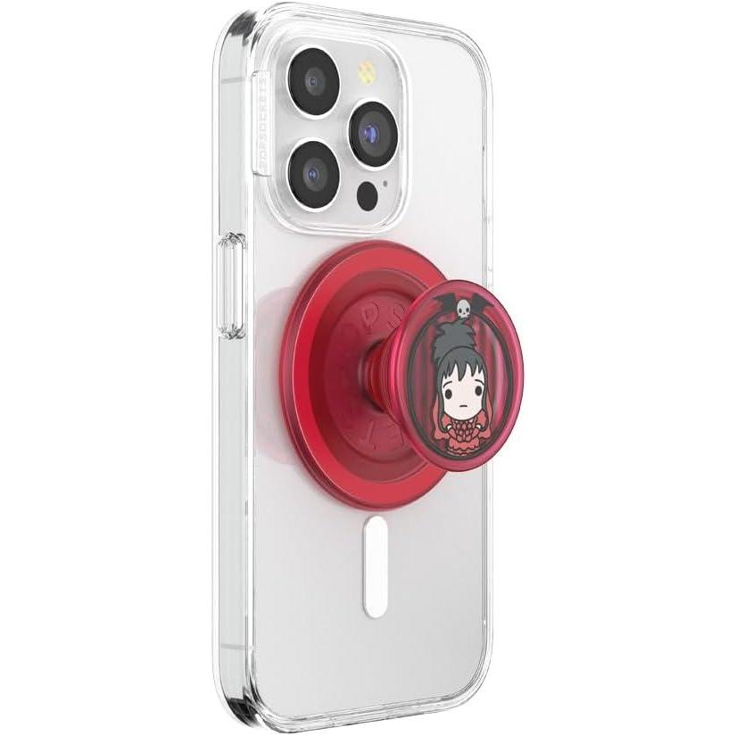 imagePopSockets Phone Grip with Expanding Kickstand Adhesive Grip Shaky Bones WhiteLydia Deetz