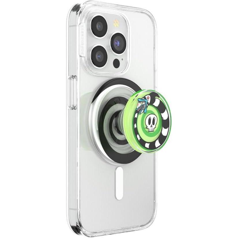 imagePopSockets Phone Grip with Expanding Kickstand Adhesive Grip Shaky Bones WhiteSand Snakes