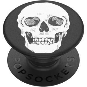 PopSockets Phone Grip with Expanding Kickstand, Adhesive Grip – Shaky Bones White(Shaky Bones)