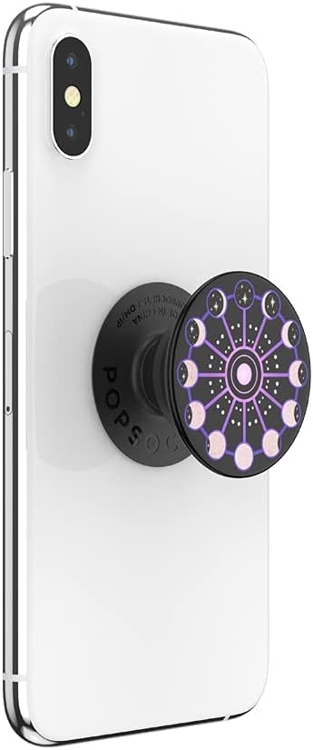 imagePopSockets Phone Grip with Expanding Kickstand Adhesive Grip Enamel Solar FlareLunar Cycle