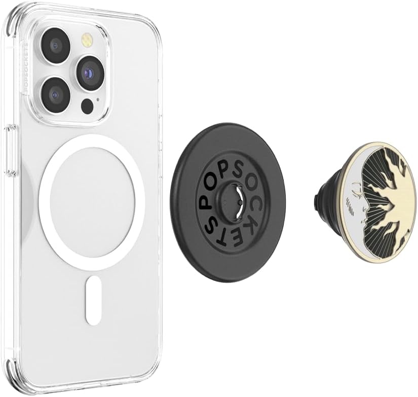 imagePopSockets Phone Grip with Expanding Kickstand Adhesive Grip Enamel Solar FlareLunar Dreams