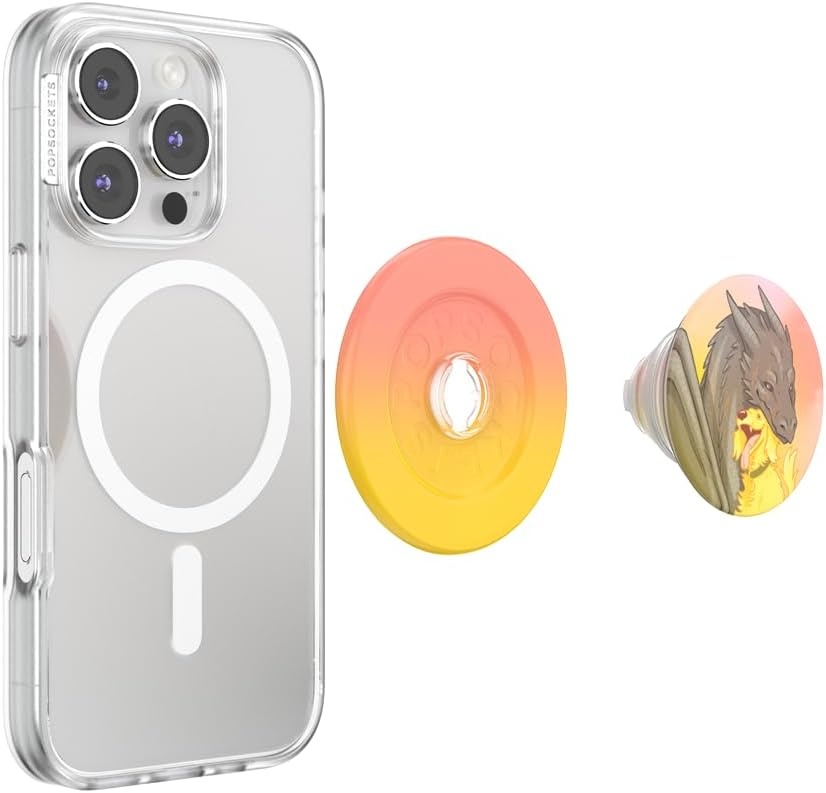 imagePopSockets Swappable PopTop for Phone Grips Compatible with Adhesive or MagSafe Bases Once Upon a TimeAbraxos and Fleetfoot