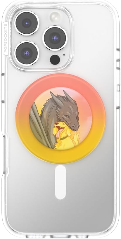 imagePopSockets Swappable PopTop for Phone Grips Compatible with Adhesive or MagSafe Bases Once Upon a TimeAbraxos and Fleetfoot
